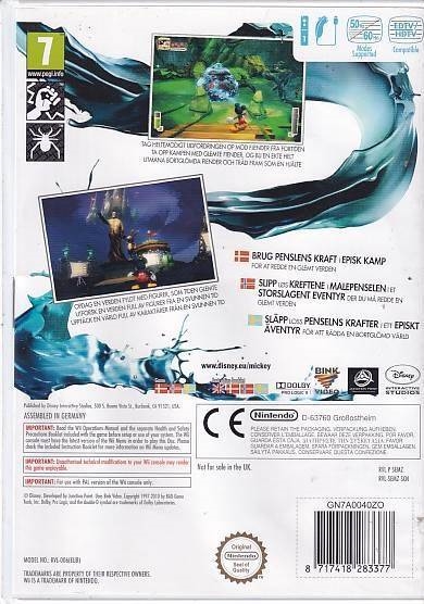 Epic Mickey - Wii (B Grade) (Genbrug)